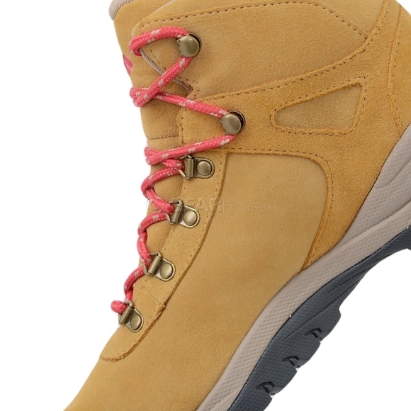 COLUMBIA Women's Sz. 9.5 Yoncalla Mid Suede Water-Proof Hiking Boots - Picture 6 of 7